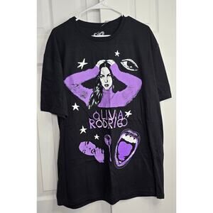 Olivia Rodrigo Short Sleeve Black Graphic T-Shirt- Women's Size 1X